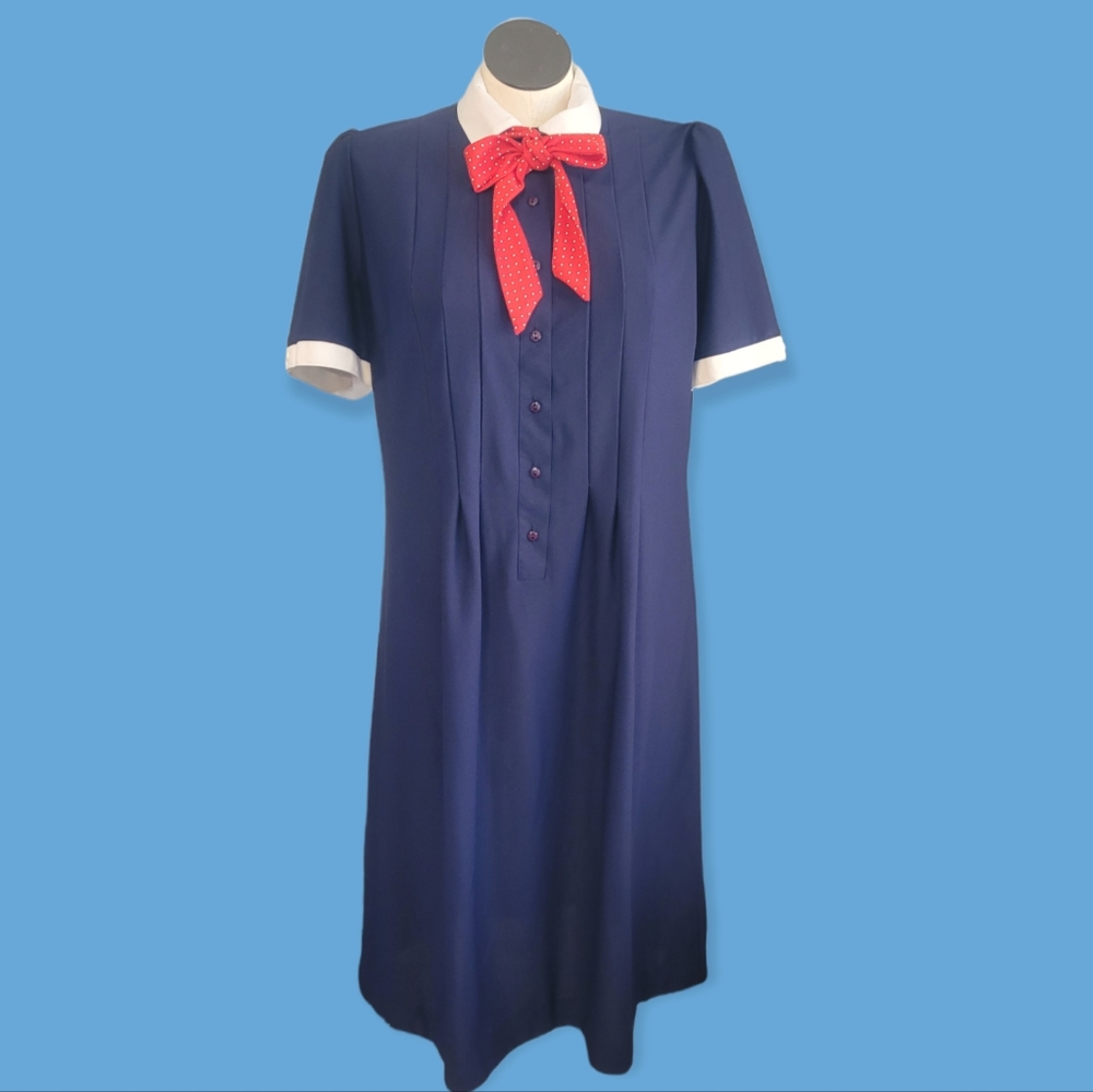 Vintage 80s Power Dress